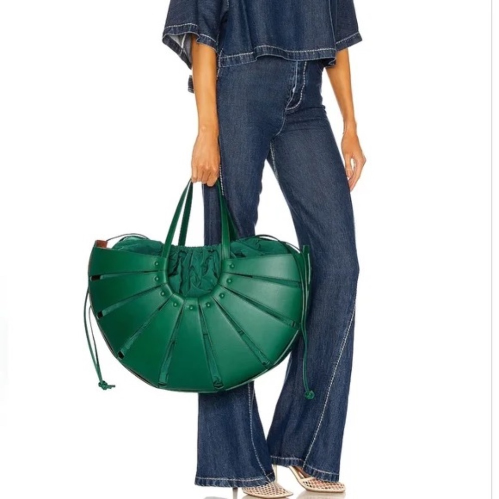BOTEGGA VENETA The Shell Large Bag RACING GREEN - Picture 3 of 7